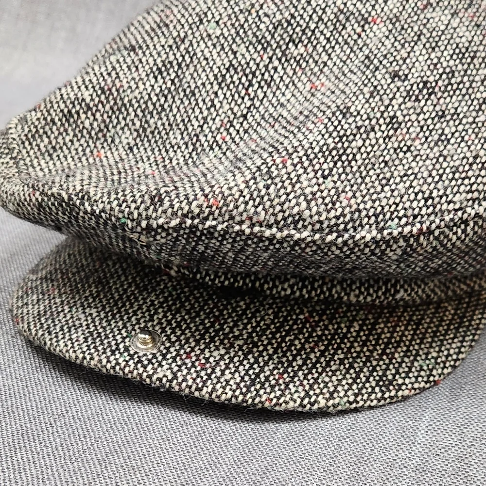 Vintage Haband Tweed Touring Herringbone Cap USA Made. lg - Picture 5 of 11